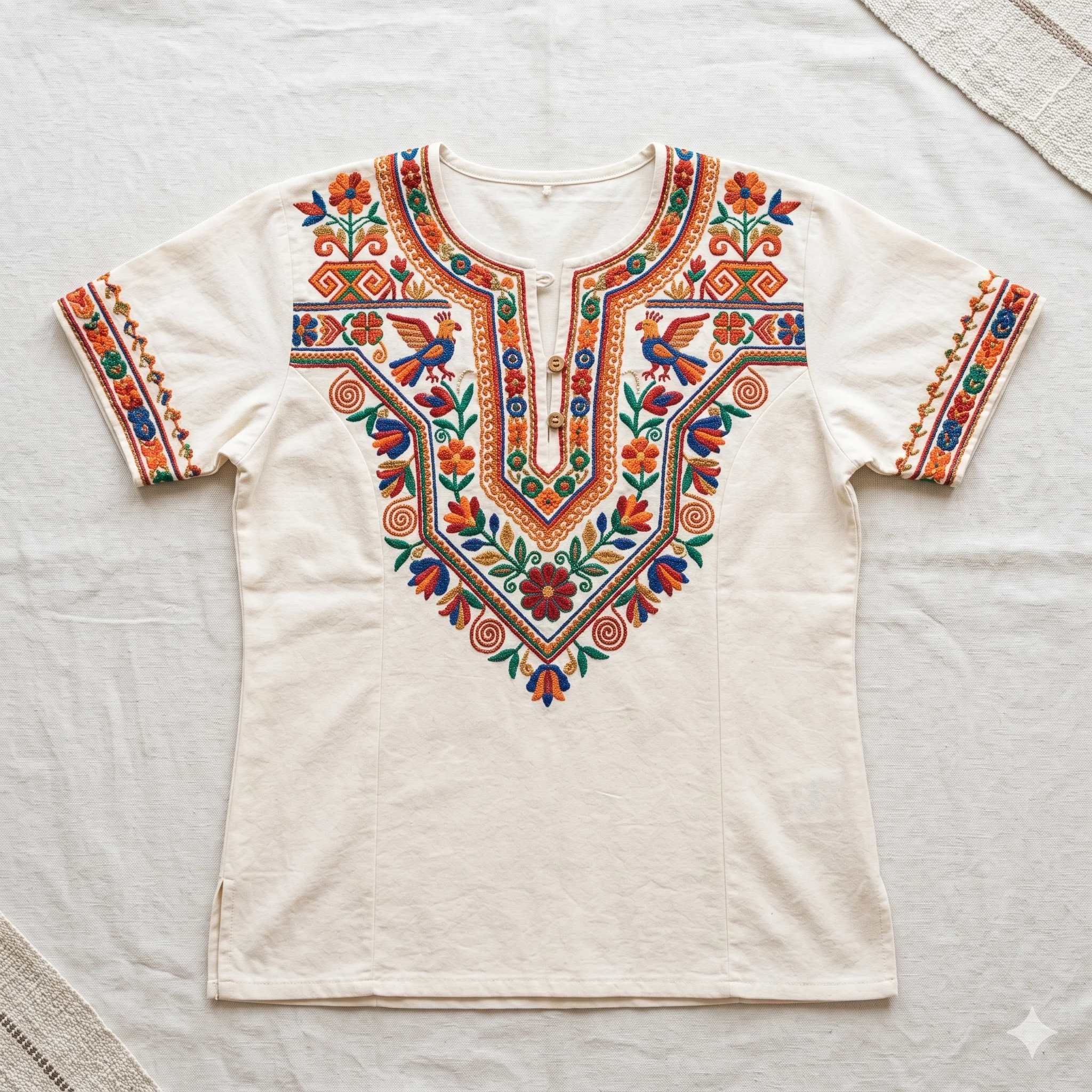 Camisa Bordada